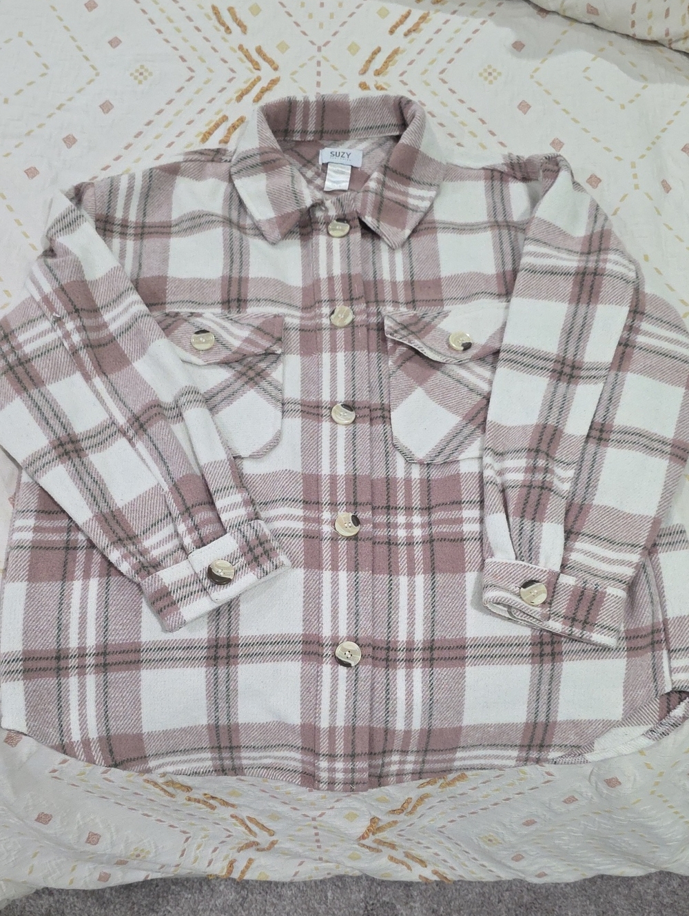 Pink Plaid Shacket